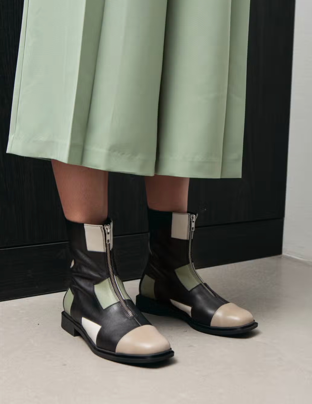 Mas Laus Colorful "Art" Leather Boots (PRE-ORDER)