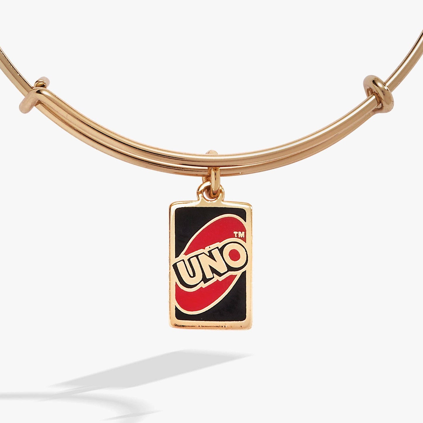 Alex and Ani Gold UNO™ Charm Bangle Bracelet
