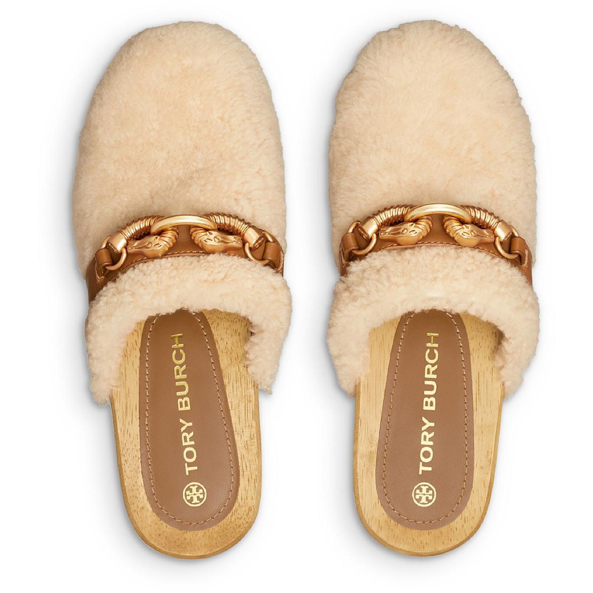 Tory Burch Genuine Shearling Jessa Clog