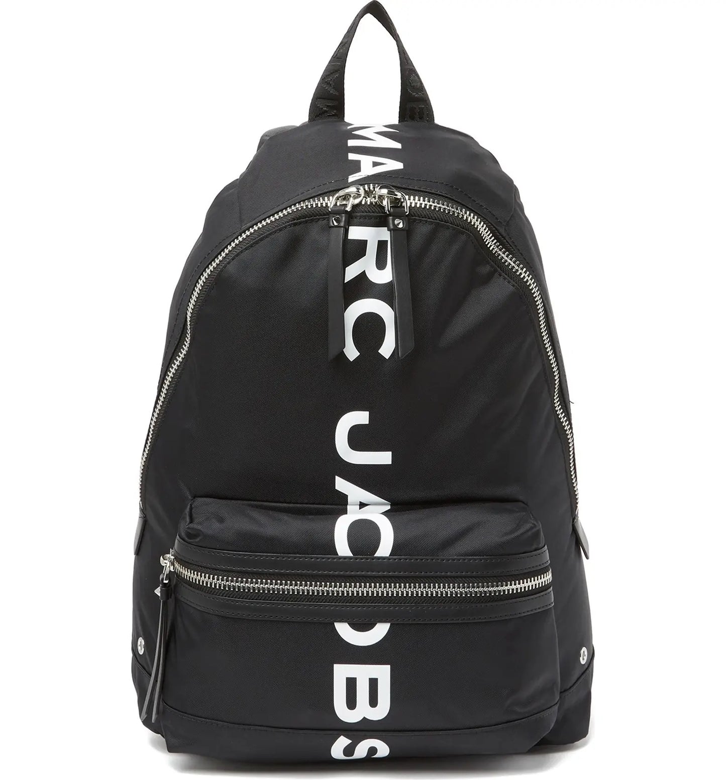 Marc Jacobs White Print Logo Backpack