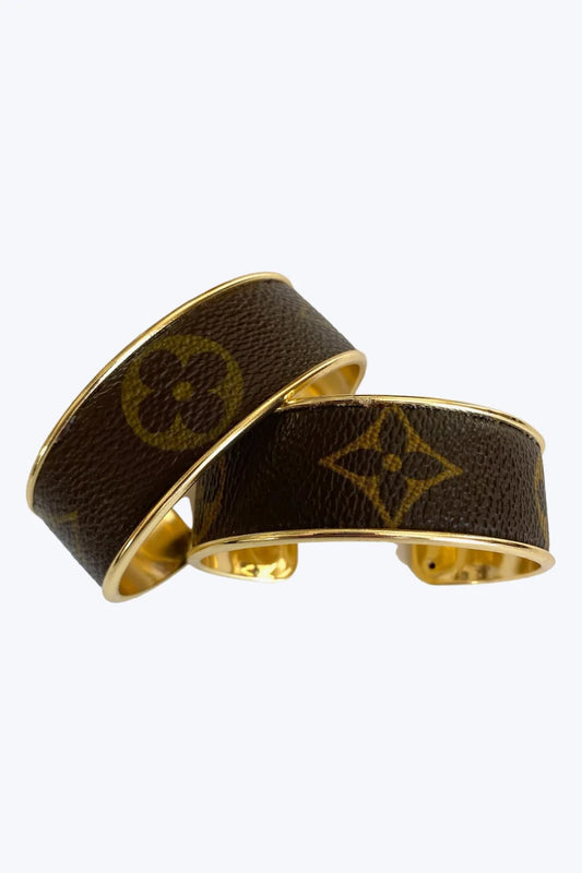 Louis Vuitton Up-Cycled Cuff Bracelet