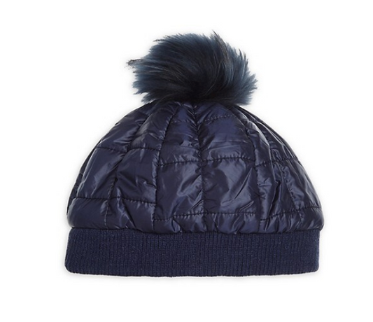 Kids Pom-Pom Puffy Hat