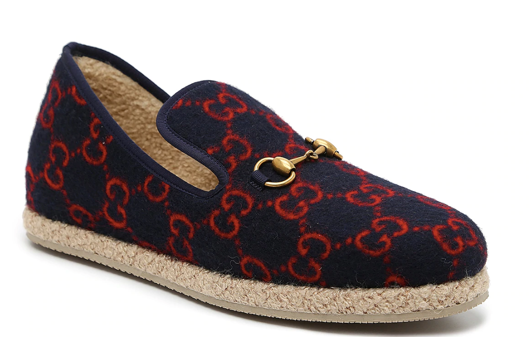 Gucci Men's Slip On GG Logo Loafers