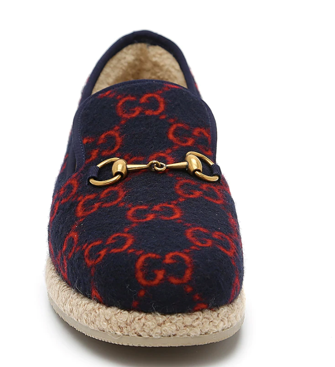 Gucci Men's Slip On GG Logo Loafers