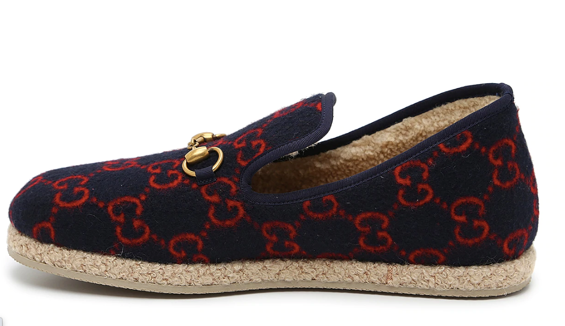 Gucci Men's Slip On GG Logo Loafers