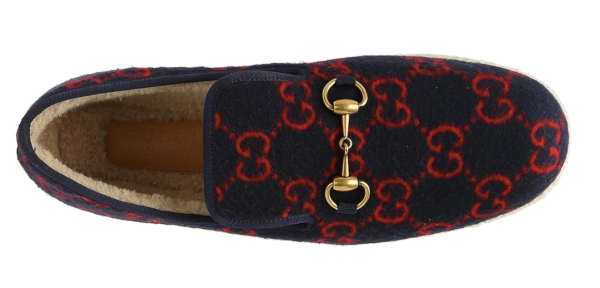 Gucci Men's Slip On GG Logo Loafers