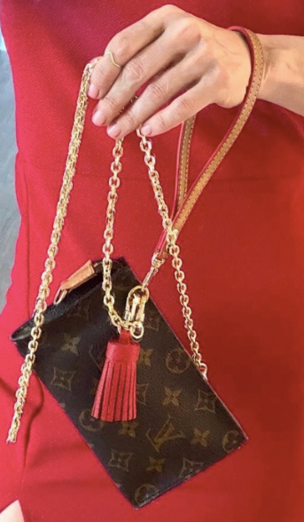 Authentic Restored Monogram Louis Vuitton Pouch Bag (Pre-Owned)