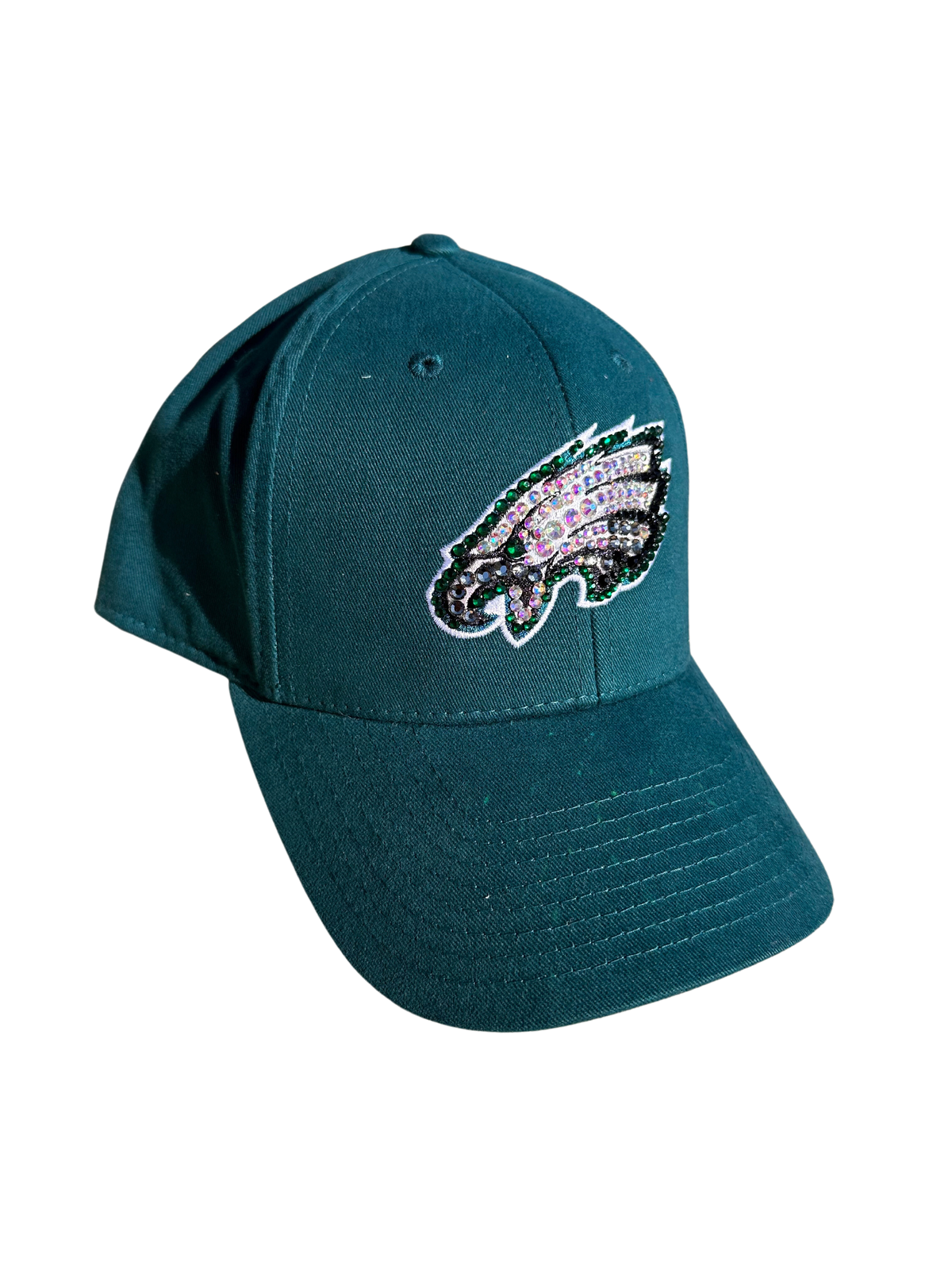 Philadelphia Eagles Rhinestone Embellished Soar Cap