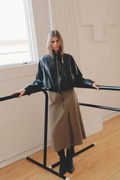 The Lizette Jacket Drawstring Bomber Jacket