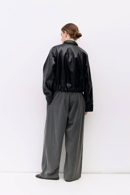 The Lizette Jacket Drawstring Bomber Jacket