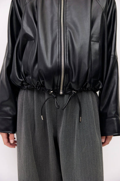 The Lizette Jacket Drawstring Bomber Jacket