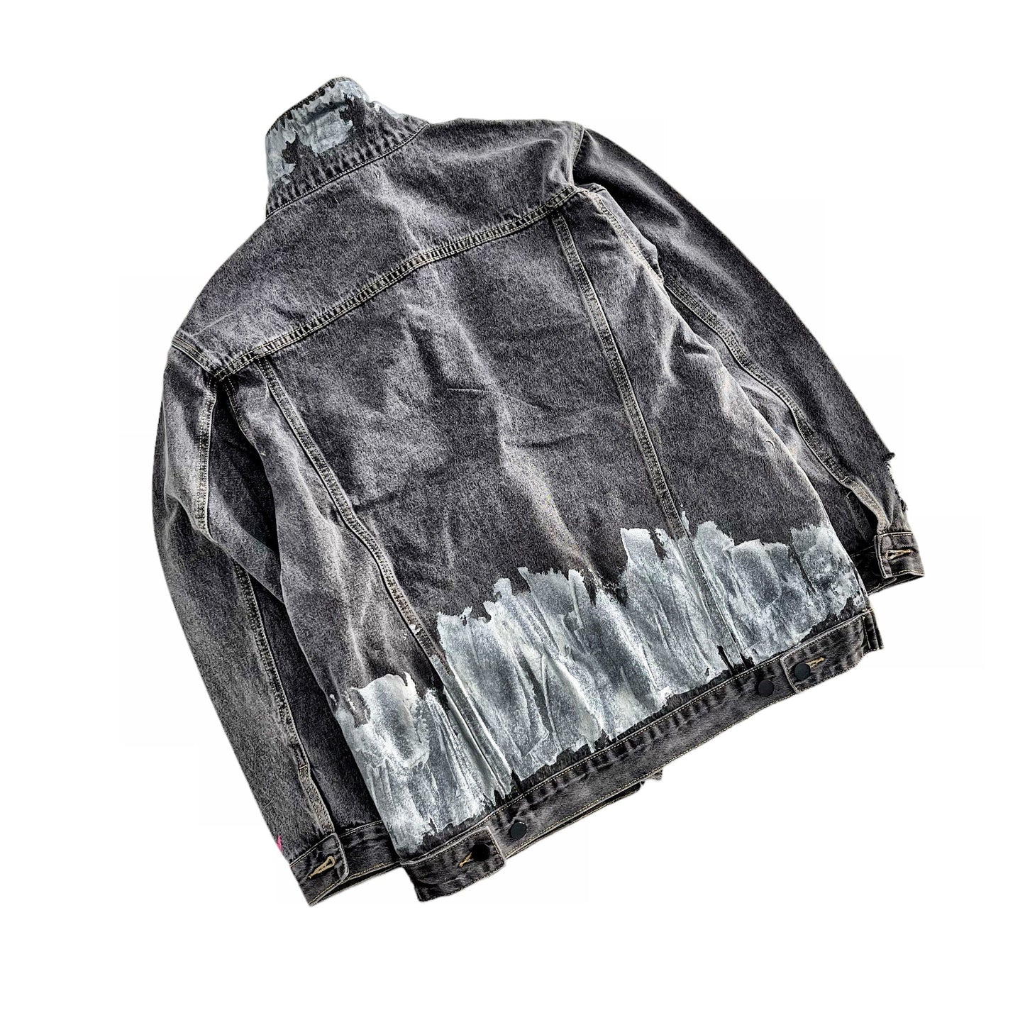 Wren + Glory Women's Beyond Silver Denim Jacket