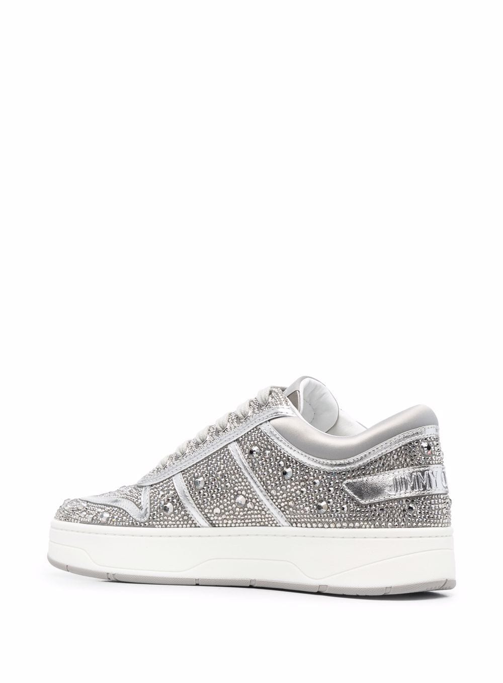 Jimmy choo discount miami crystal sneakers