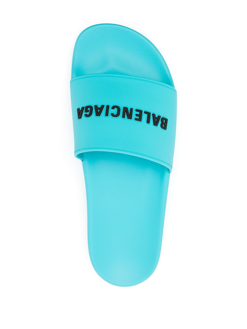 Balenciaga Men's Pool Rubber Raised Logo Slides – Baitul Couture